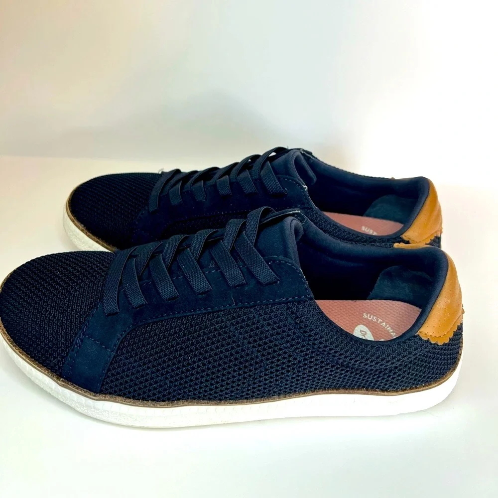 Dr Scholls Womens Size 7.5 Seaside Sneakers Shoes Comfort Slip On Low‎ Top Navy